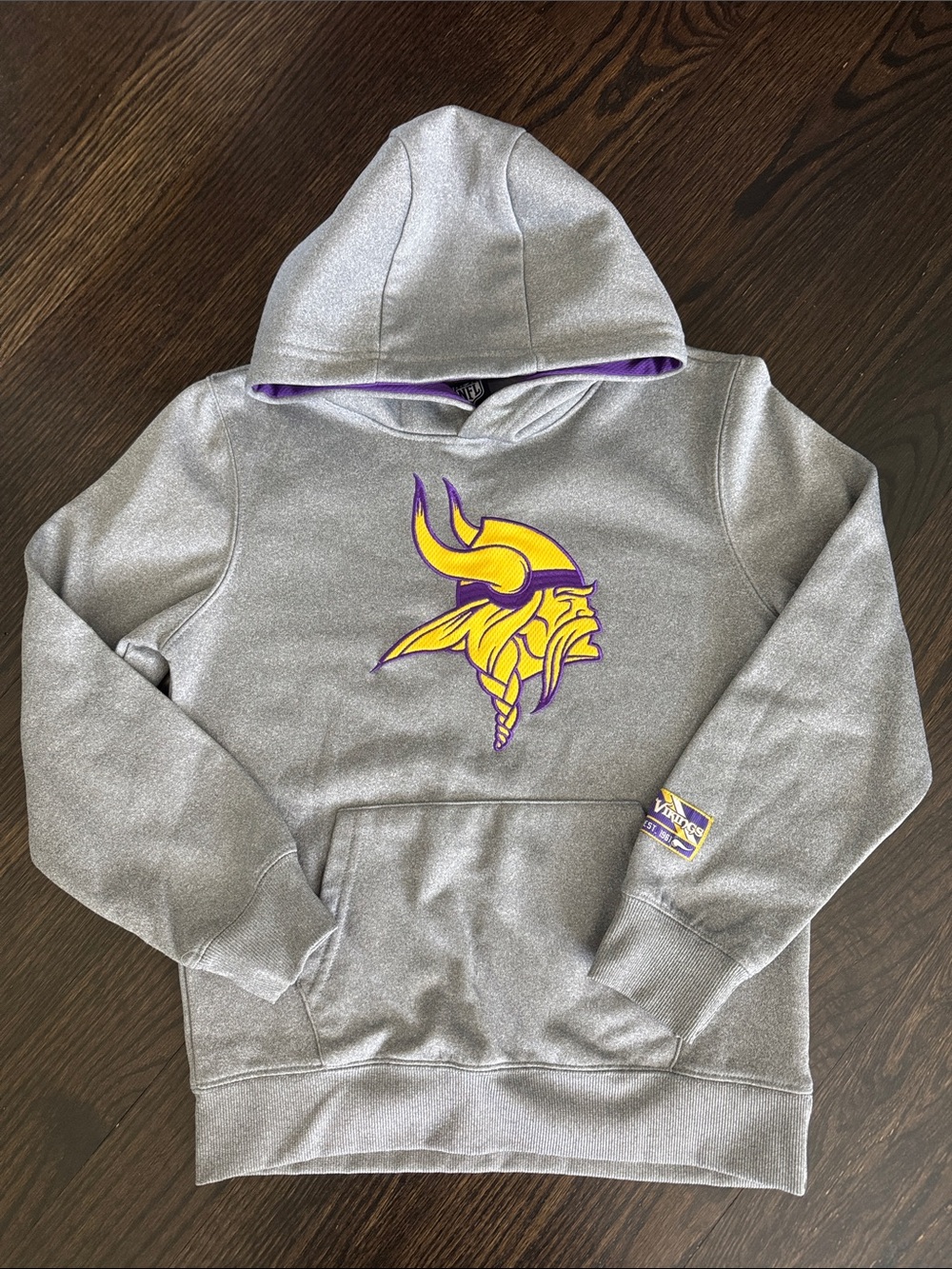NFL Purple and Gray Team Apparel Hoodie